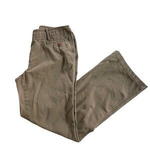 J, Jill Womens Stretch Khaki Straight Pants Size 4 98% Cotton 2% Spandex